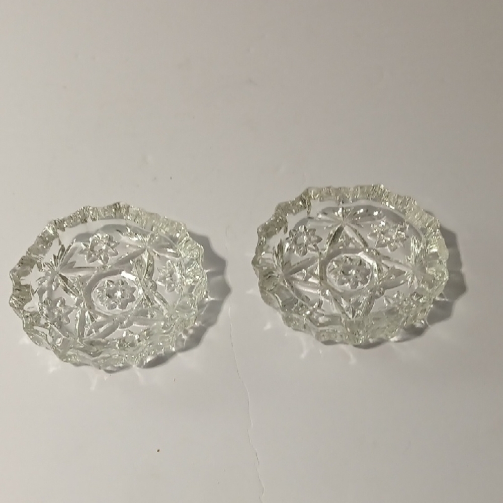 Anchor Hocking Clear Glass Decorative Bowls